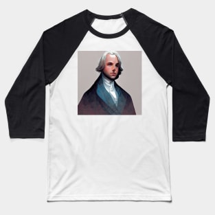 James Madison | Comics style Baseball T-Shirt